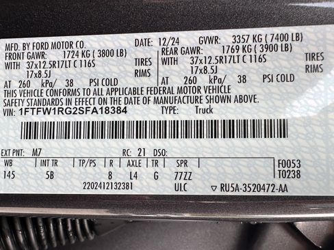 Used 2025 Ford F150 Raptor AWD/4WD image 33