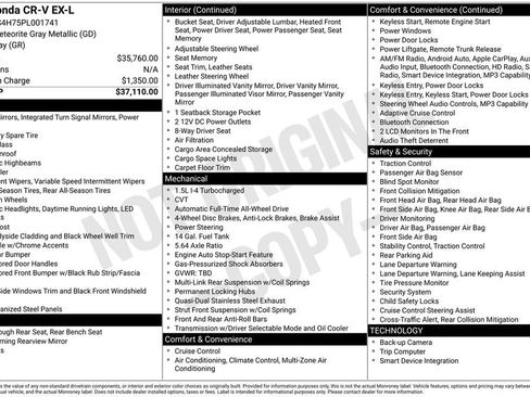 Certified 2023 Honda CR-V EX-L image 44