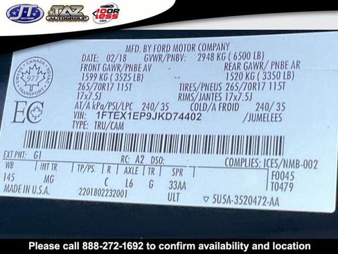 Used 2018 Ford F150 XLT w/ Equipment Group 301A Mid image 17