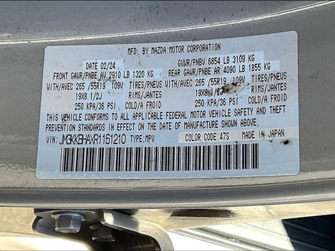 Certified 2024 MAZDA CX-90 Plug-In Hybrid w/ Preferred image 17