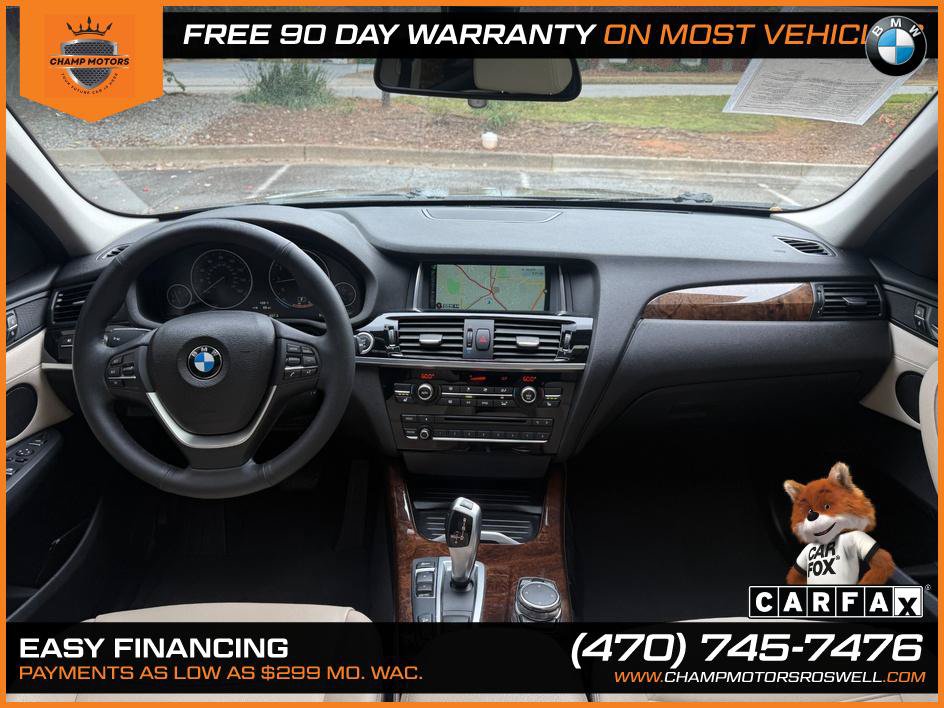 Used 2015 BMW X3 xDrive28i AWD/4WD image 2
