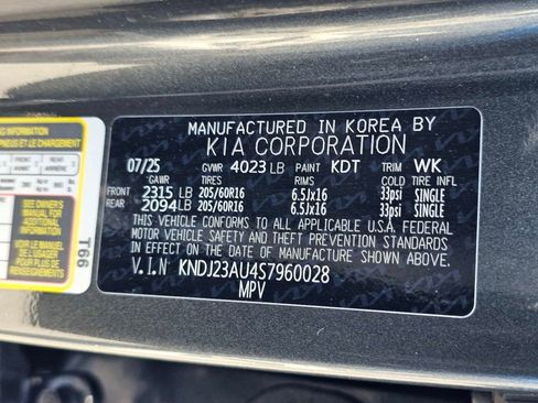 Certified 2025 Kia Soul LX w/ LX Technology Package FWD image 15