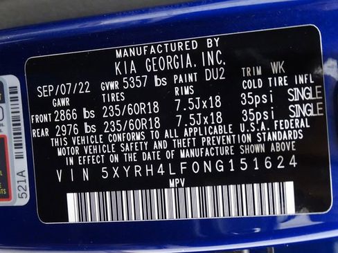 Used 2022 Kia Sorento EX w/ Panoramic Sunroof Package image 25