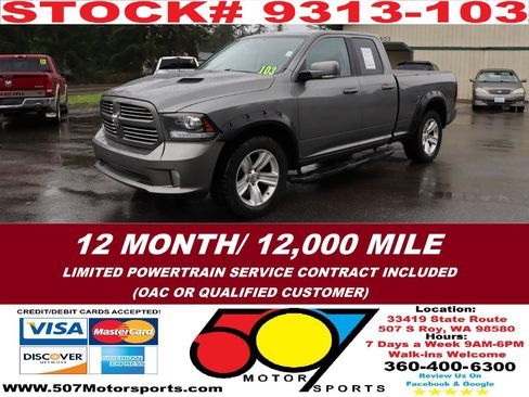 Used 2013 RAM 1500 Sport w/ Sport Premium Group AWD/4WD image 3