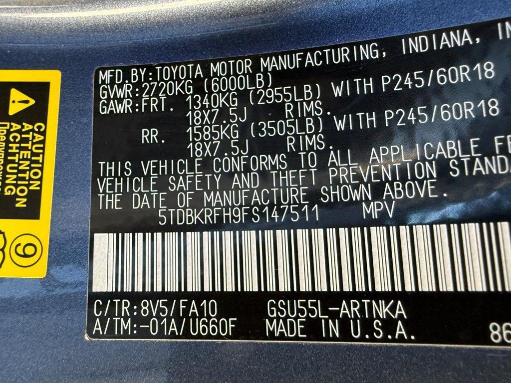 Used 2015 Toyota Highlander Plus AWD/4WD image 25