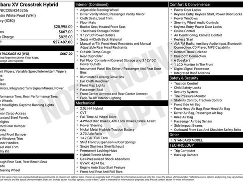 Used 2014 Subaru Crosstrek 2.0i Premium w/ Popular Package #2 image 26