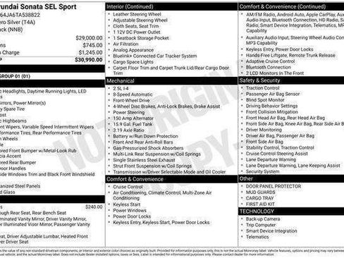 New 2026 Hyundai Sonata SEL image 32