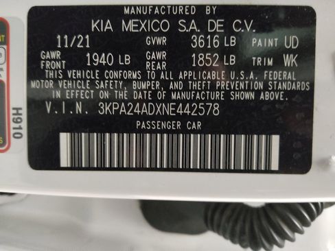 Used 2022 Kia Rio S w/ Technology Package FWD image 33