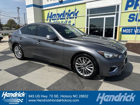 Used 2021 INFINITI Q50 Luxe w/ Seat & Sound Package image 1