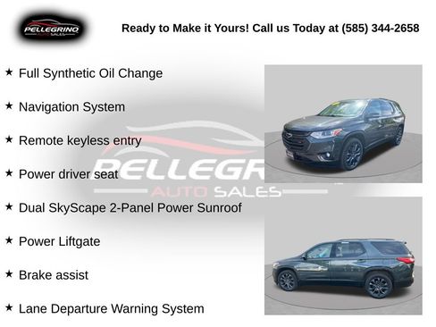 Used 2021 Chevrolet Traverse RS w/ LPO, Floor Liner Package AWD/4WD image 5