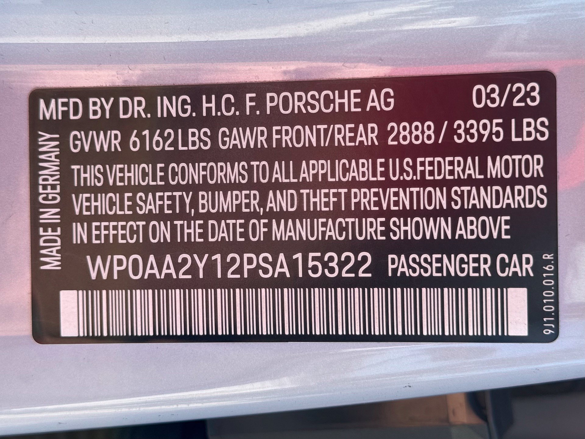Certified 2023 Porsche Taycan RWD image 37