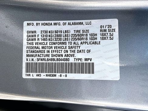 Used 2020 Honda Odyssey Touring image 18