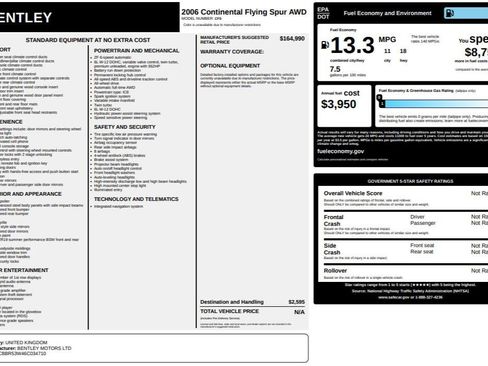 Used 2006 Bentley Flying Spur Flying Spur image 15