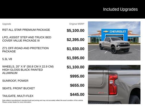 New 2026 Chevrolet Silverado 1500 RST w/ RST All Star Premium Package AWD/4WD image 5