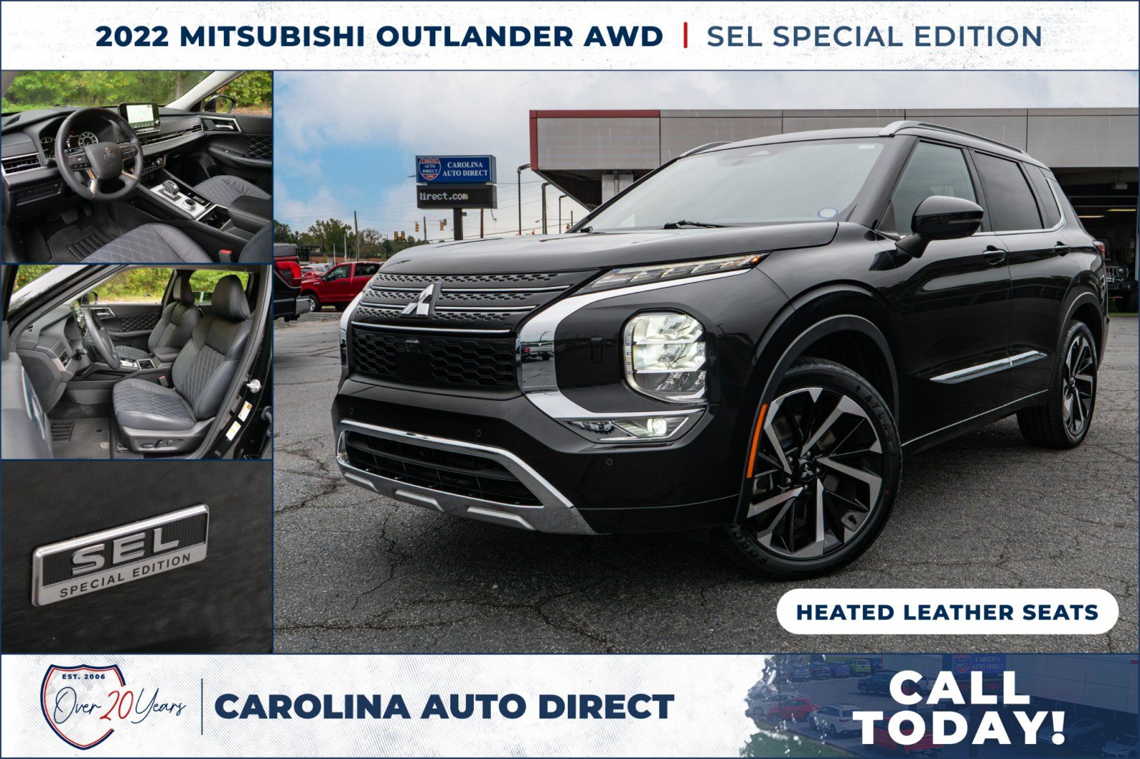Used 2022 Mitsubishi Outlander SEL AWD/4WD image 1