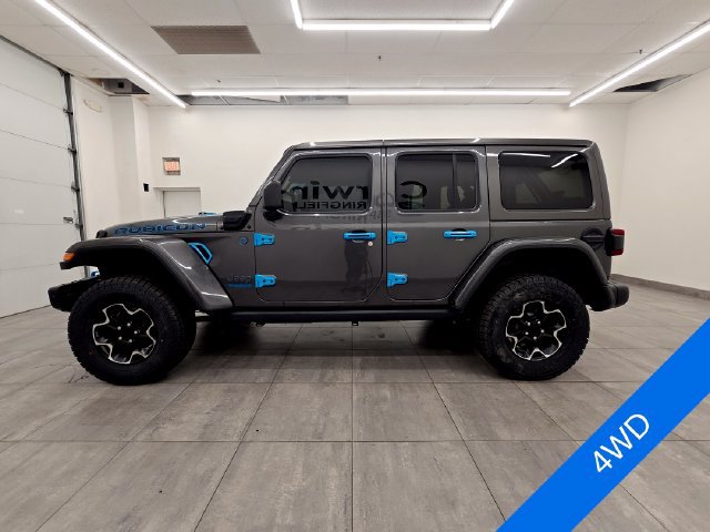 Used 2021 Jeep Wrangler Unlimited Rubicon 4xe w/ Steel Bumper Group AWD/4WD image 2