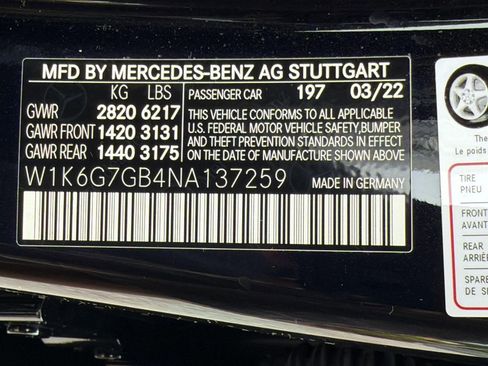 Certified 2022 Mercedes-Benz S 580 4MATIC Sedan image 18