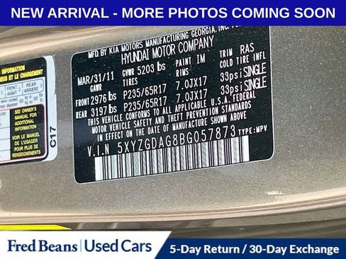 Used 2011 Hyundai Santa Fe GLS AWD/4WD image 14