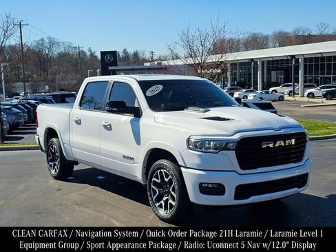 Used 2025 RAM 1500 Laramie w/ Sport Appearance Package image 1