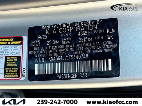 New 2026 Kia K5 GT-Line w/ GT-Line Red Interior Package FWD image 40
