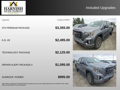 Used 2020 GMC Sierra 1500 AT4 w/ AT4 Premium Package AWD/4WD image 4