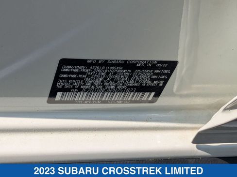 Certified 2023 Subaru Crosstrek 2.5i Limited AWD/4WD image 38