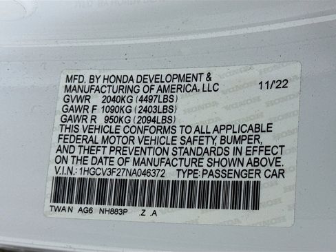 Used 2022 Honda Accord Sport image 28
