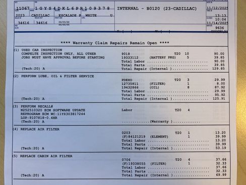 Used 2023 Cadillac Escalade Premium Luxury Platinum image 28