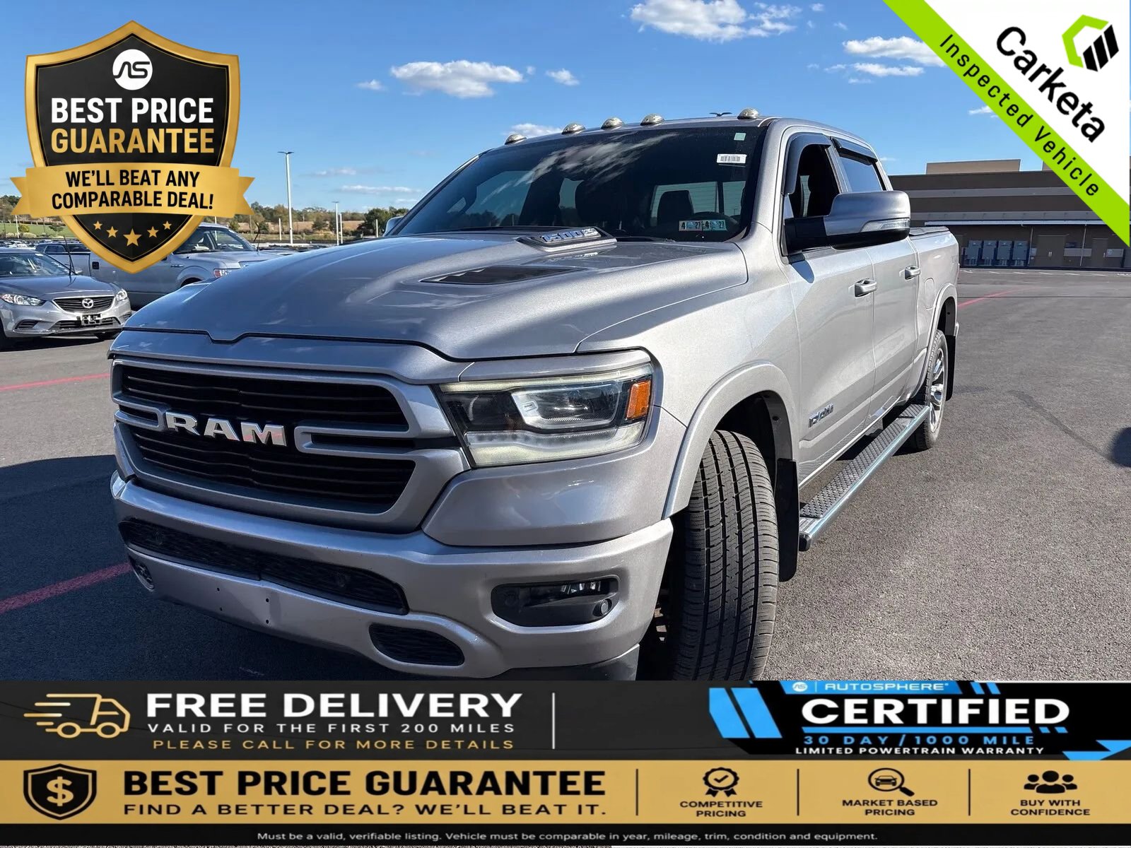 Used 2020 RAM 1500 Laramie w/ Sport Appearance Package AWD/4WD image 1
