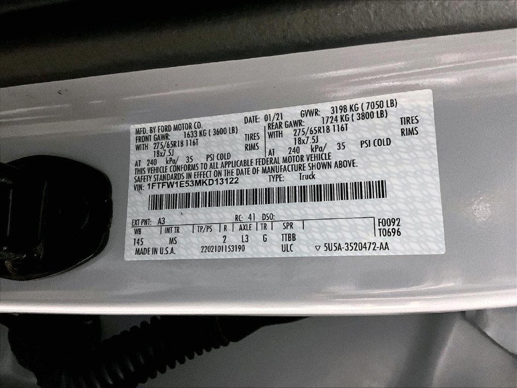 Used 2021 Ford F150 XLT w/ Equipment Group 302A High AWD/4WD image 35