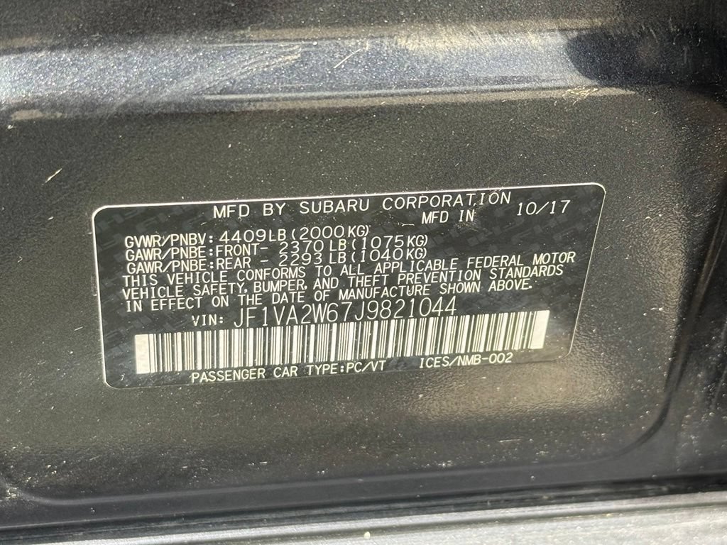 Used 2018 Subaru WRX STI Limited AWD/4WD image 40