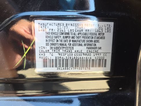 Used 2023 Nissan Sentra SV w/ All-Weather Package FWD image 32