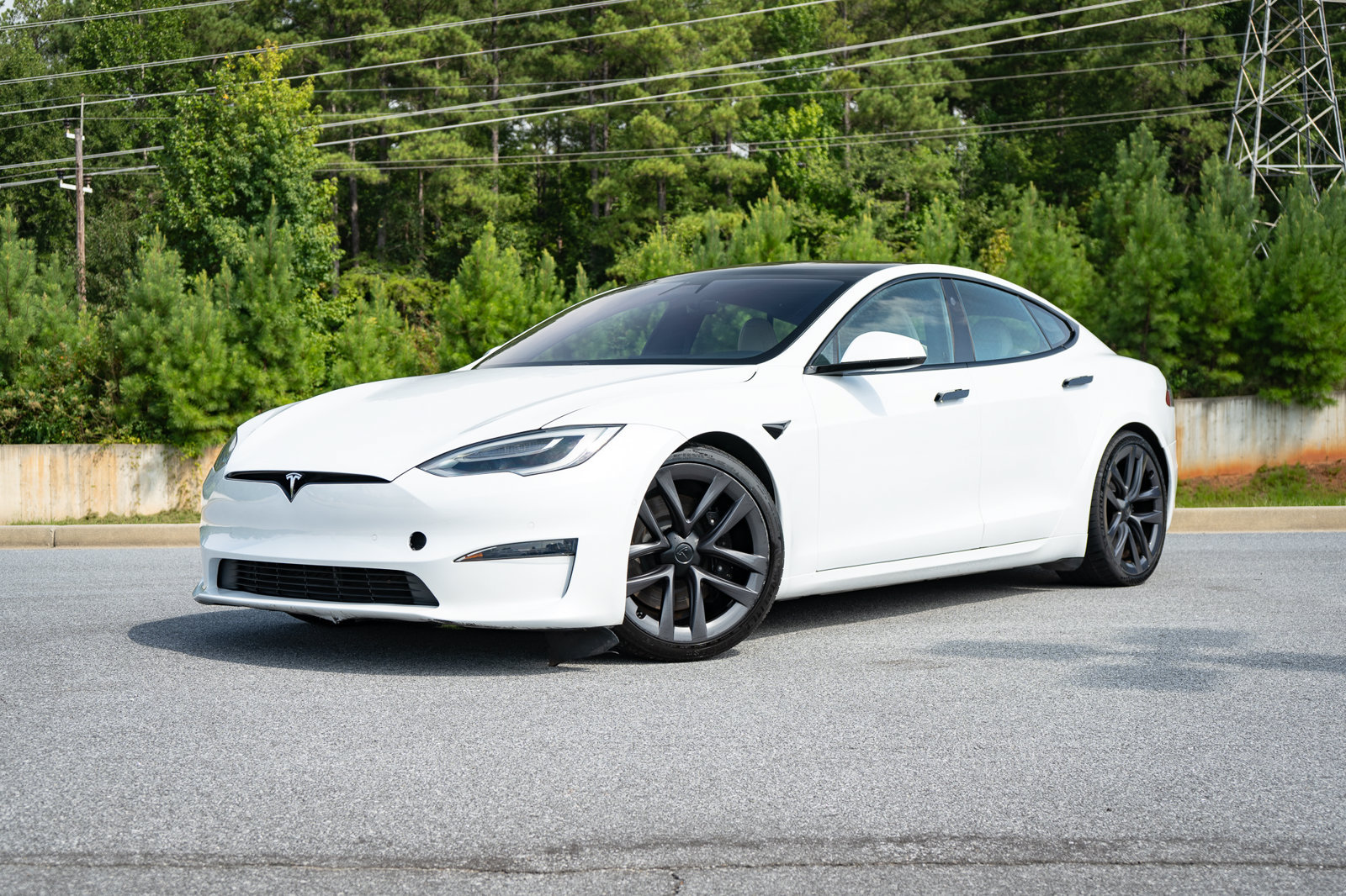 Used 2021 Tesla Model S Plaid AWD/4WD image 2