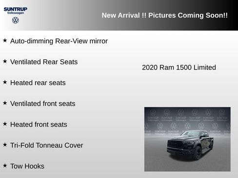 Used 2020 RAM 1500 Limited w/ Black Appearance Package AWD/4WD image 23