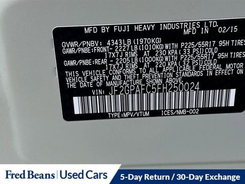 Used 2015 Subaru Crosstrek 2.0i Premium AWD/4WD image 37