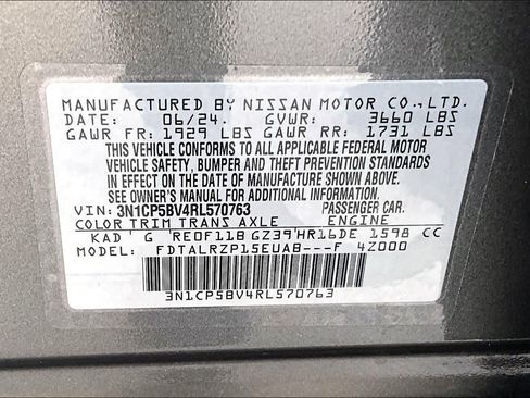 Used 2024 Nissan Kicks S w/ Interior Electronics Package image 32