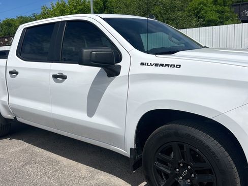 Used 2024 Chevrolet Silverado 1500 Custom w/ LPO, Dark Essentials Package RWD image 8