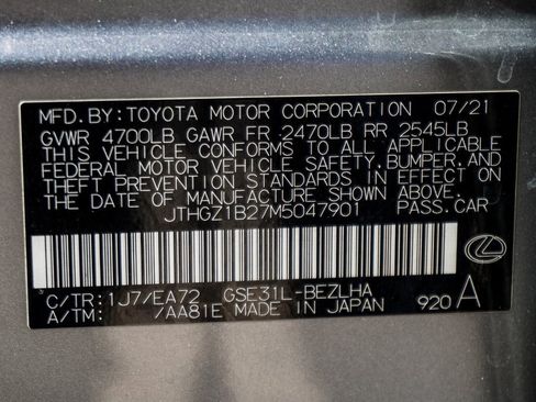 Used 2021 Lexus IS 350 F Sport image 48