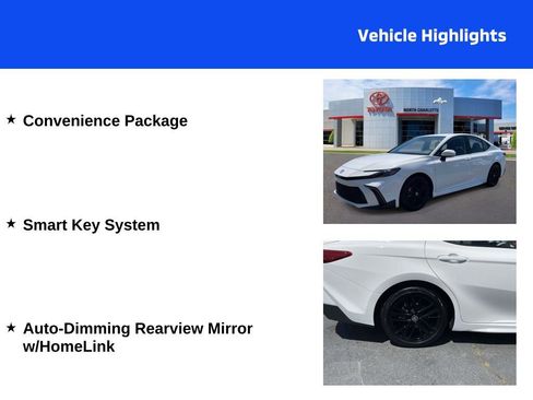 Used 2025 Toyota Camry SE w/ Convenience Package FWD image 4