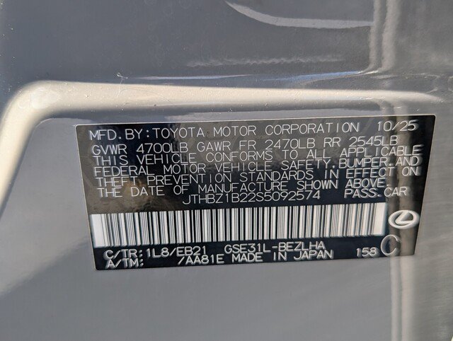 Certified 2025 Lexus IS 350 F Sport w/ Accessory Package RWD image 31