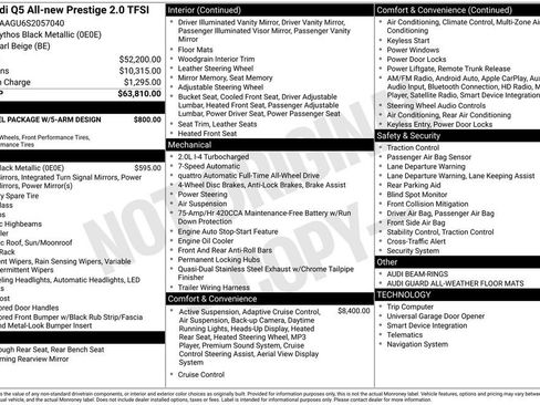 Used 2025 Audi Q5 Prestige AWD/4WD image 34