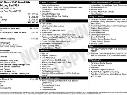 Used 2022 GMC Sierra 3500 Denali w/ Denali Ultimate Package image 39