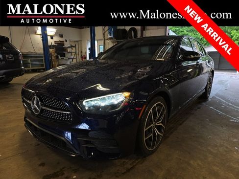 Used 2021 Mercedes-Benz E 450 4MATIC Sedan w/ Premium Package image 1