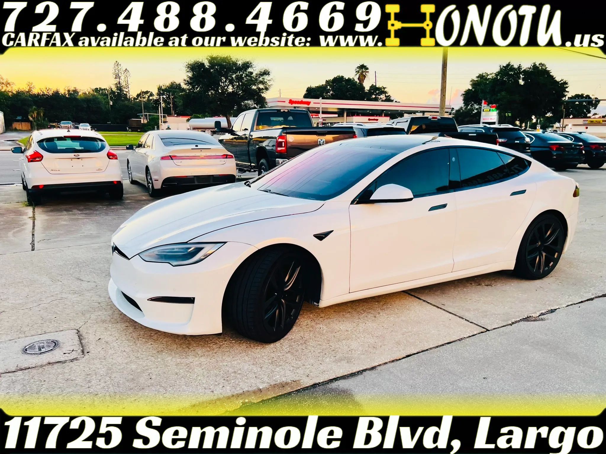 Used 2021 Tesla Model S Long Range AWD/4WD image 3