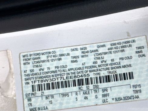 Used 2020 Ford F350 Lariat w/ Lariat Ultimate Package image 29