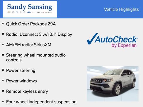 Used 2024 Jeep Compass Sport AWD/4WD image 7