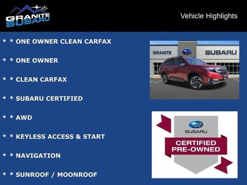 Used 2025 Subaru Forester Limited AWD/4WD image 2