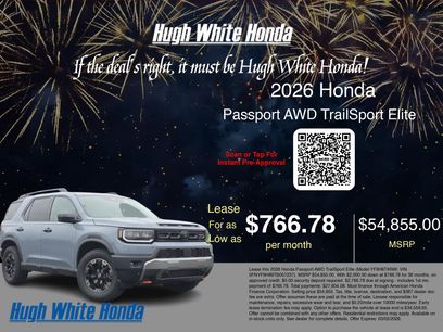New 2026 Honda Passport TrailSport Elite