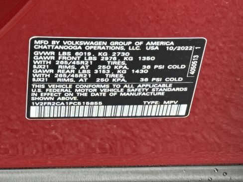 Used 2023 Volkswagen Atlas SEL Premium AWD/4WD image 2
