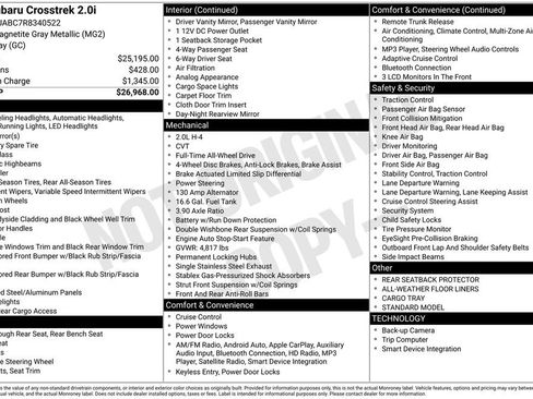 Used 2024 Subaru Crosstrek 2.0i image 6